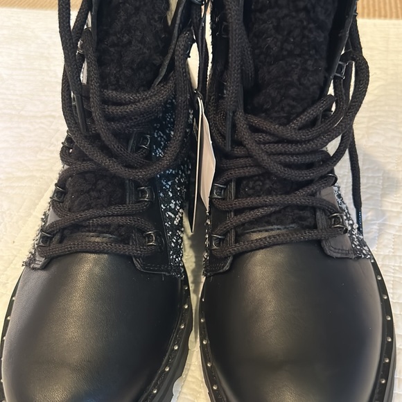 NWT SOREL lennox lace up waterproof combat Moto boots - Picture 12 of 14